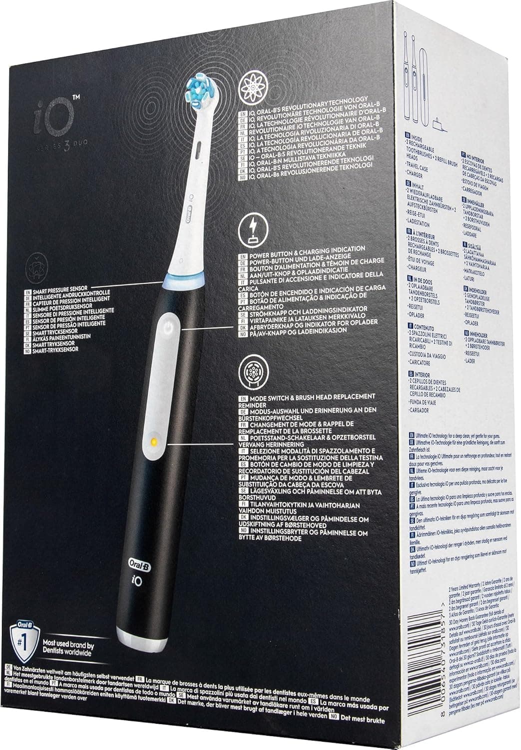 Oral-B iO Series 3 Electric Toothbrush Black - Image 3