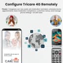 Mobitel 8010 4G Senior Mobile Phone Flip Design Loud Speaker Charging Dock Red thumbnail 7