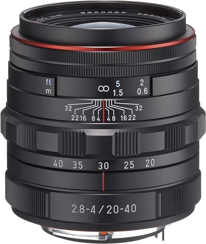 Pentax HD DA 20-40mm f/2.8-4 ED Limited DC WR Zoom Lens Black