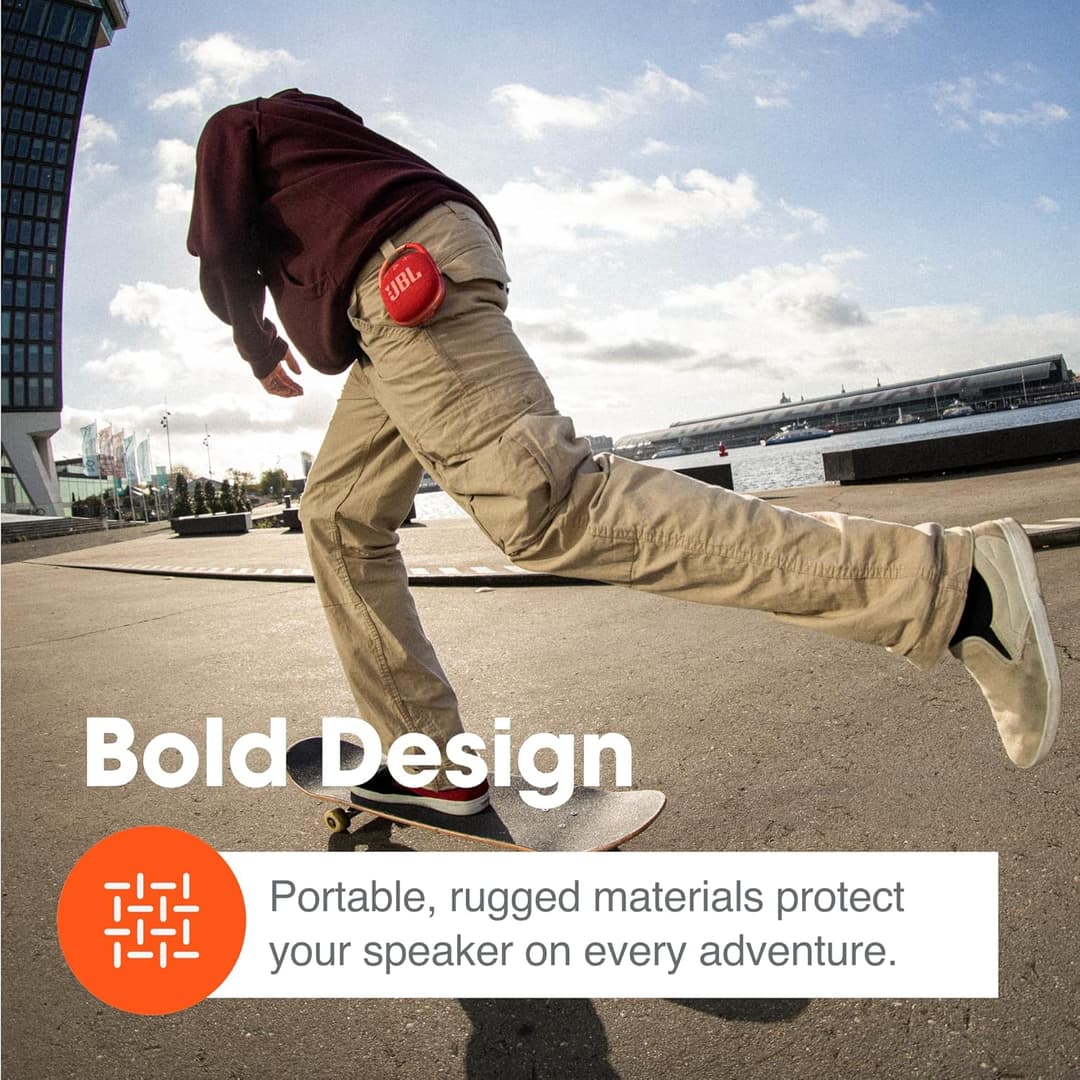 JBL Clip 4 Bluetooth Speaker Orange - Image 5
