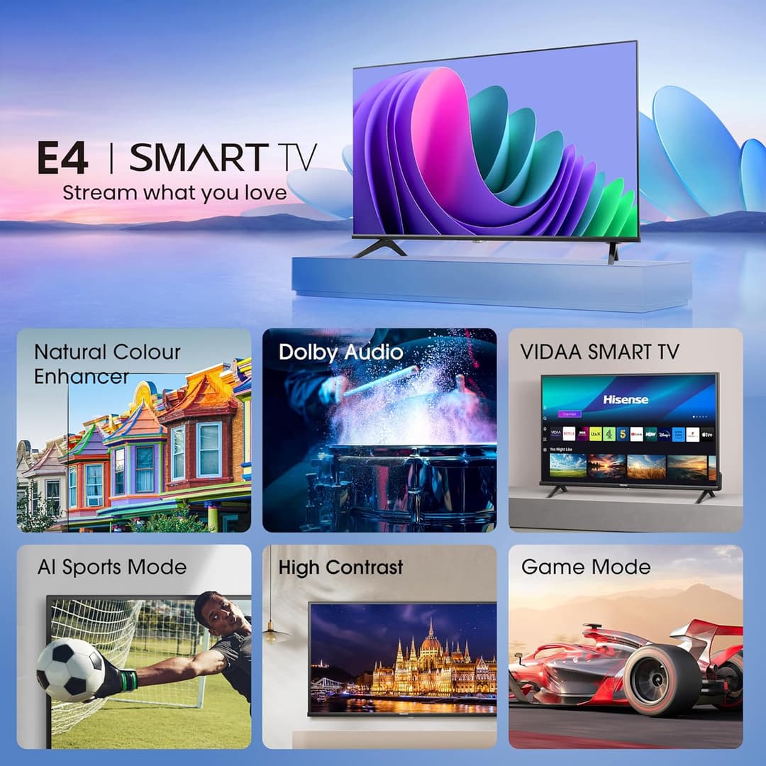 Hisense 40E4NTUK 40" FHD Smart TV - Image 5