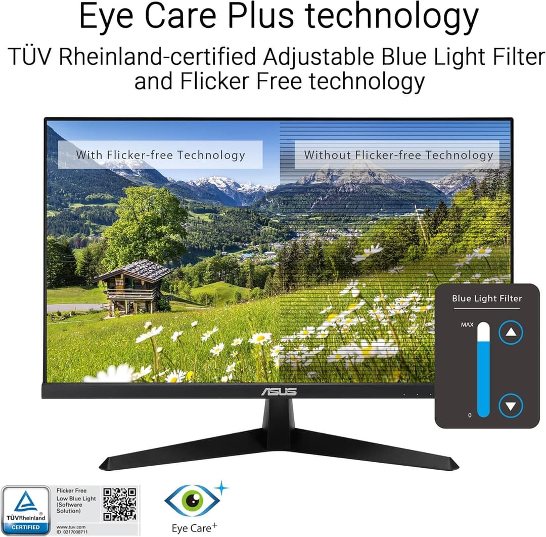 Asus VY279HGR 27" Full HD Monitor Black - Image 5
