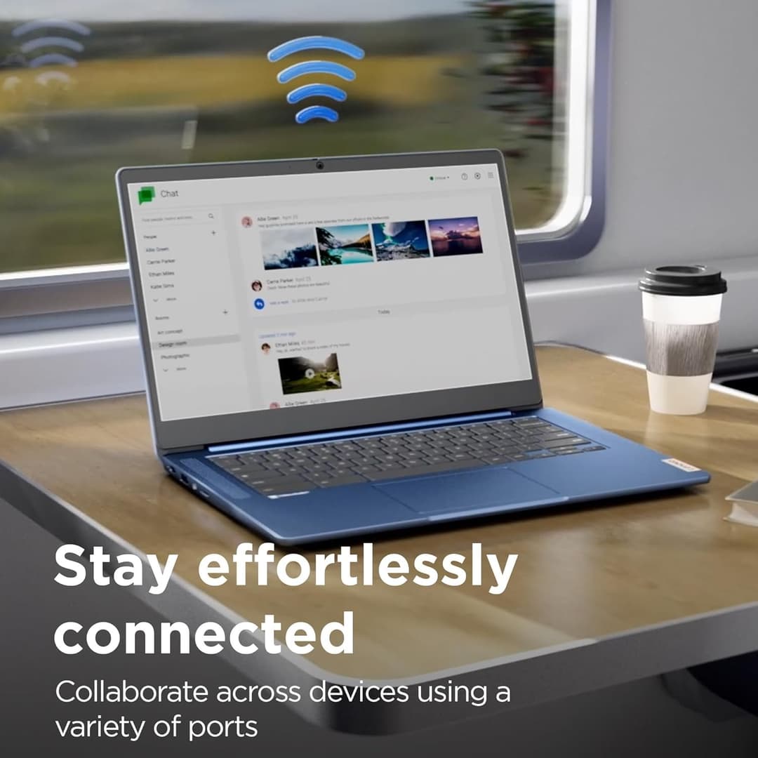 Lenovo IdeaPad Slim 3 Chromebook MediaTek Kompanio 520 4GB 64GB Abyss Blue - Image 4