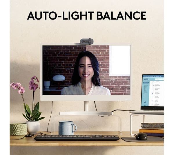 Logitech Brio 100 Full HD Webcam Graphite - Image 3