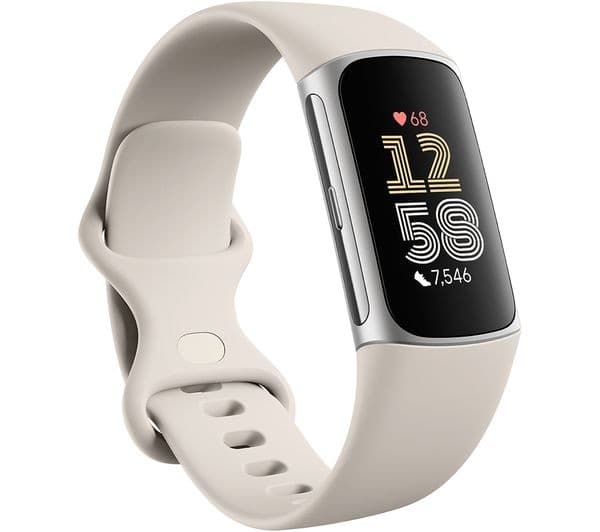 Fitbit Charge 6 Fitness Tracker Porcelain