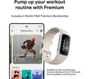 Fitbit Charge 6 Fitness Tracker Porcelain thumbnail 8
