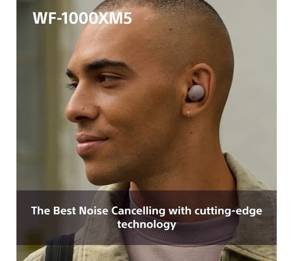 Sony WF-1000XM5 Wireless Earbuds Smokey Pink - Image 5