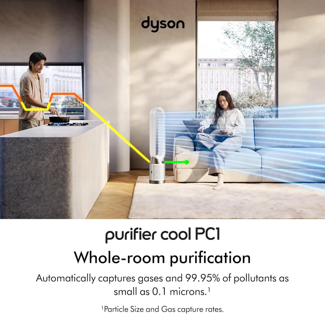 Dyson Purifier Cool PC1 Powerful Cooling Purifier White - Image 4