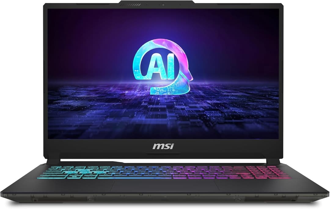 MSI Cyborg 15 Intel Core Ultra 7, RTX 4050, 15.6" FHD 144Hz, 16GB RAM, 512GB SSD, Windows 11 – Black - Image 1