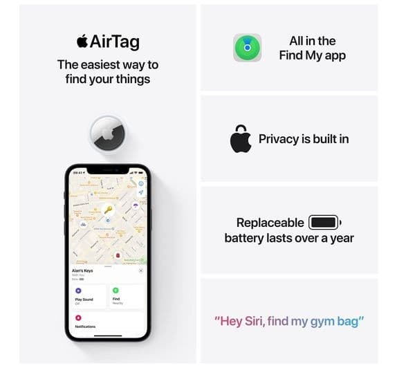 Apple AirTag Silver - Image 6