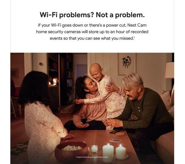 Google Nest Cam Battery Security Camera Snow - Image 3