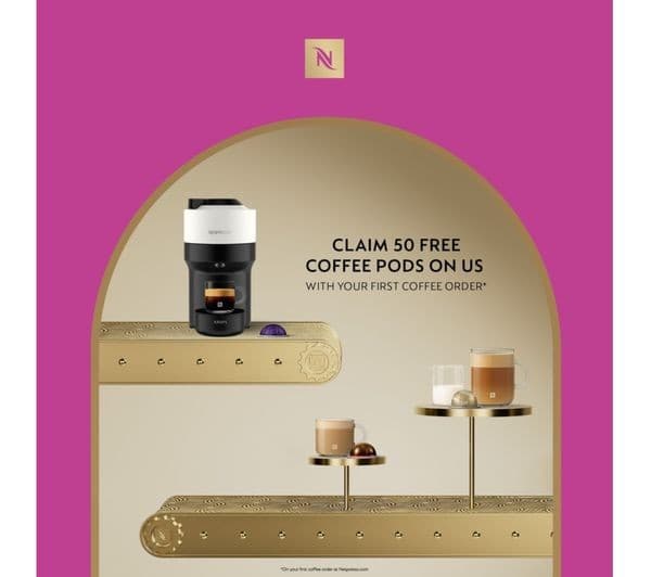 Nespresso by Krups Vertuo Pop XN920141 Coffee Machine Coconut White - Image 9
