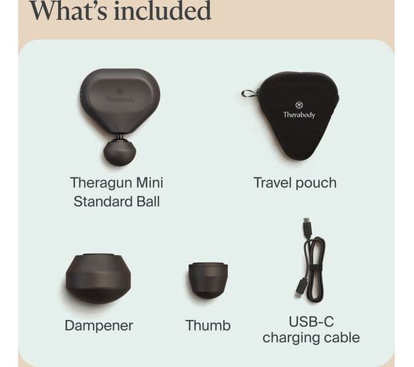 Therabody Theragun Mini 3.0 Massage Gun Black - Image 3
