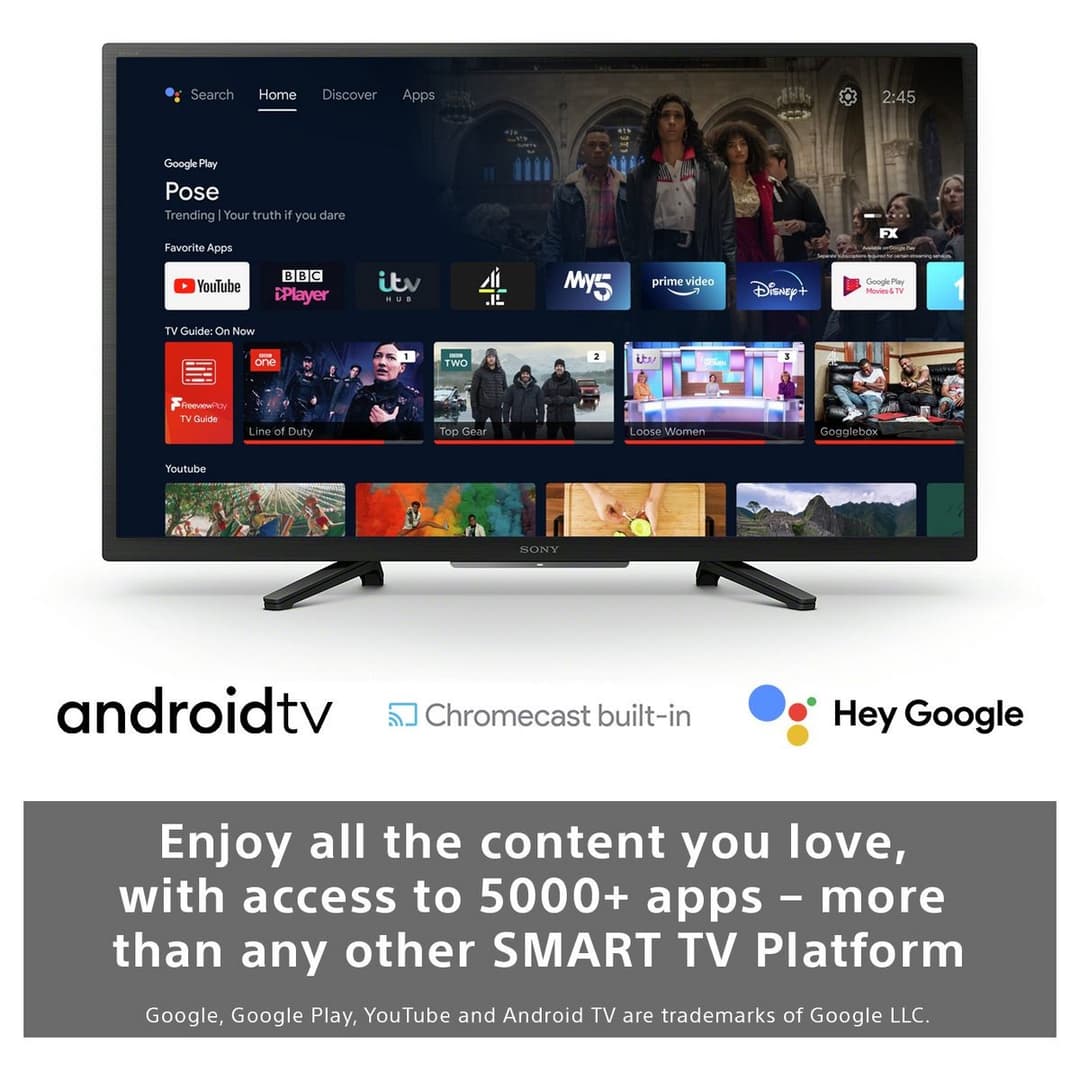 Sony W800 32" HD Ready Smart TV - Image 3