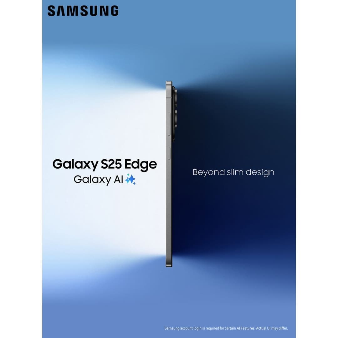Samsung Galaxy S25 Edge 256GB Titanium Icy Blue - Image 2