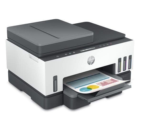 HP Smart Tank 7306 Printer White & Grey & Navy - Image 2