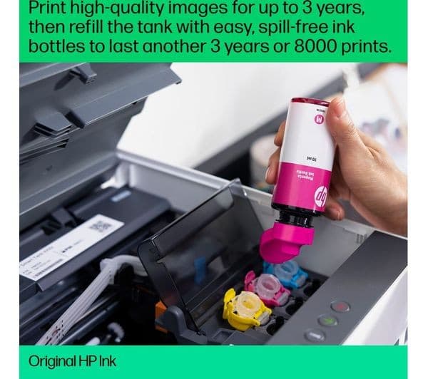 HP Smart Tank 7306 Printer White & Grey & Navy - Image 5