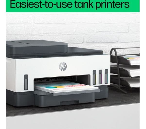 HP Smart Tank 7306 Printer White & Grey & Navy - Image 9
