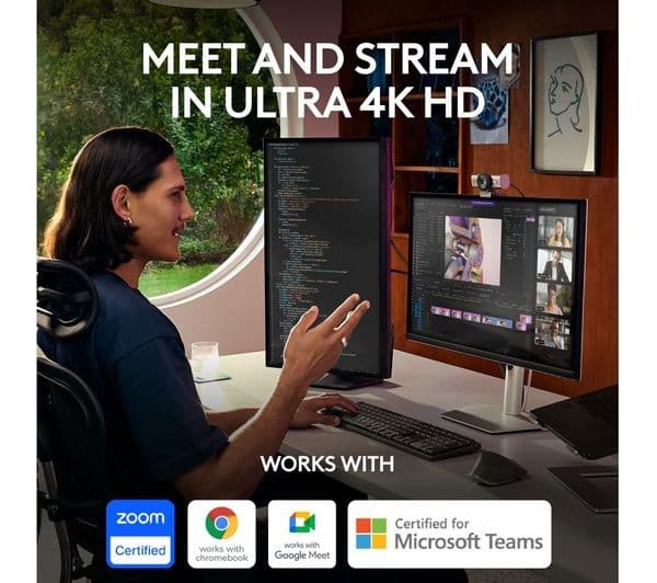 Logitech MX Brio 4K Webcam Graphite - Image 3