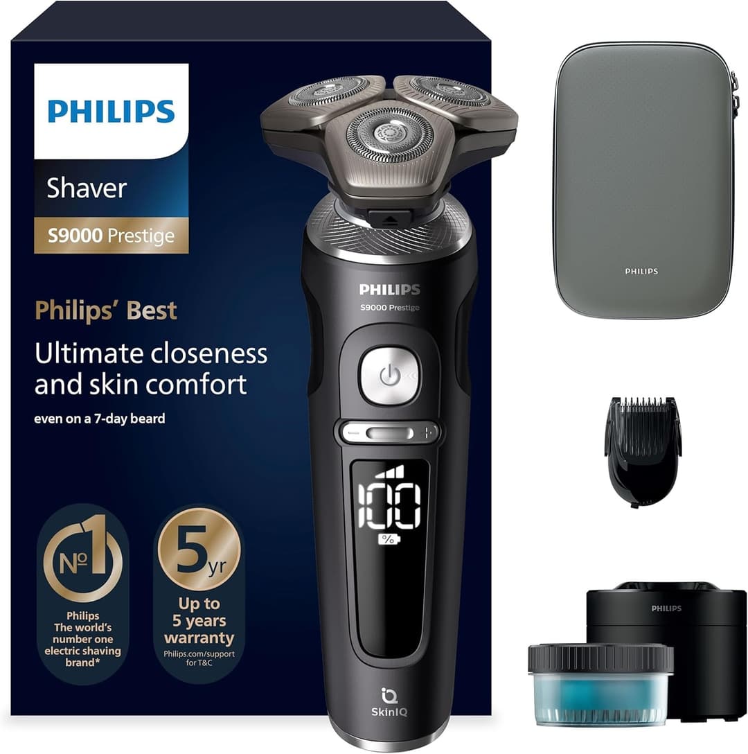 Philips Series 9000 Prestige SP9840/31 Electric Shaver Black - Image 1