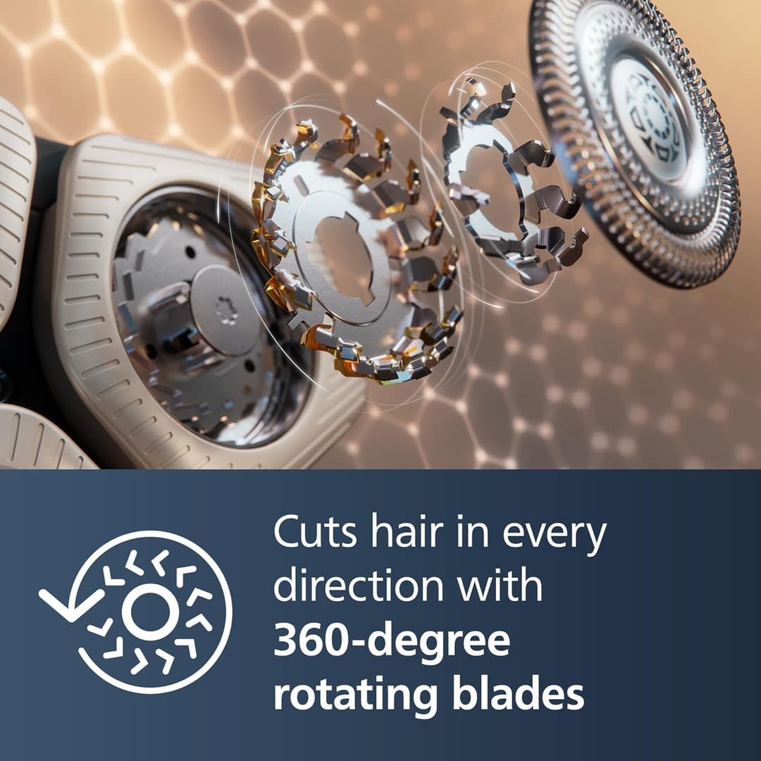 Philips Series 9000 Prestige SP9840/31 Electric Shaver Black - Image 3