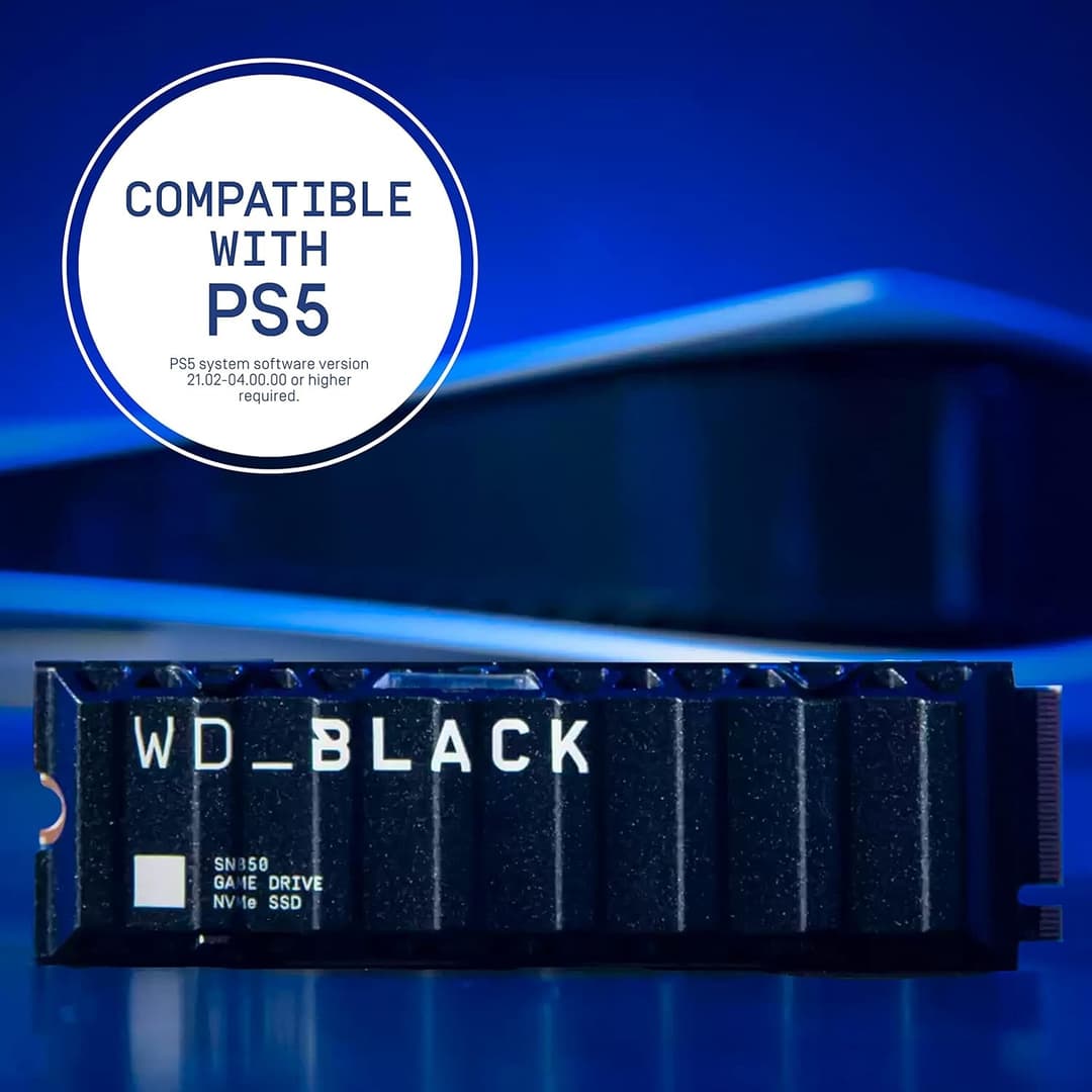 WD _BLACK SN850 PCIe M.2 Internal SSD with Heatsink - 1 TB - Image 3