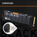 WD _BLACK SN850 PCIe M.2 Internal SSD with Heatsink - 1 TB thumbnail 5