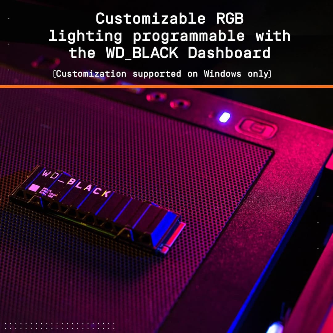 WD _BLACK SN850 PCIe M.2 Internal SSD with Heatsink - 1 TB - Image 7