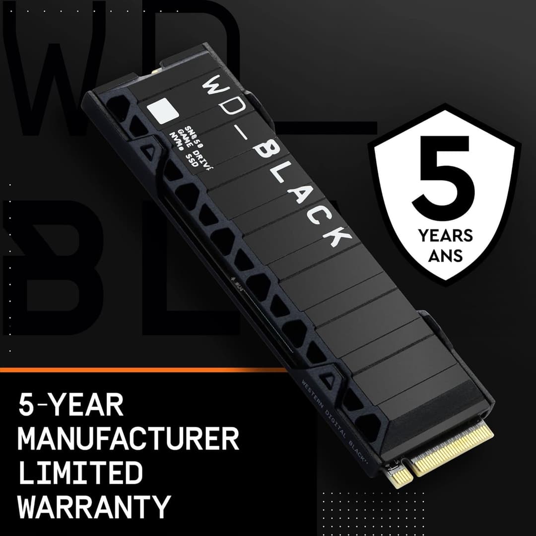 WD _BLACK SN850 PCIe M.2 Internal SSD with Heatsink - 1 TB - Image 8