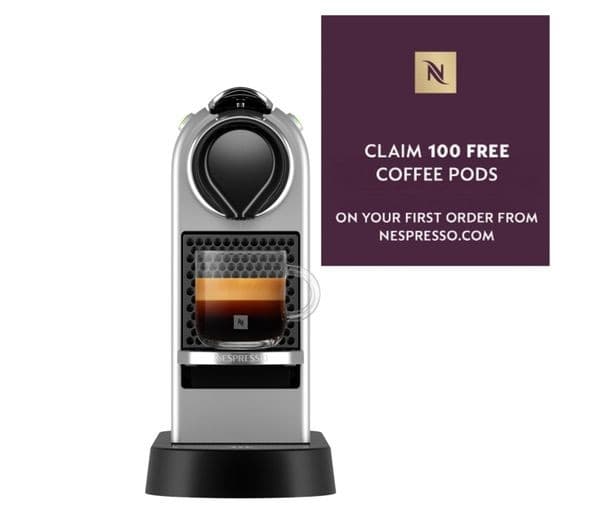 Nespresso by Krups Citiz XN741B40 Coffee Machine Silver - Image 1