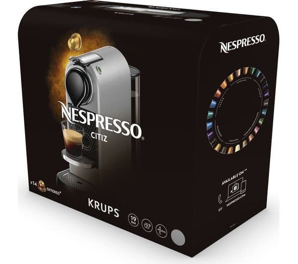 Nespresso by Krups Citiz XN741B40 Coffee Machine Silver - Image 6