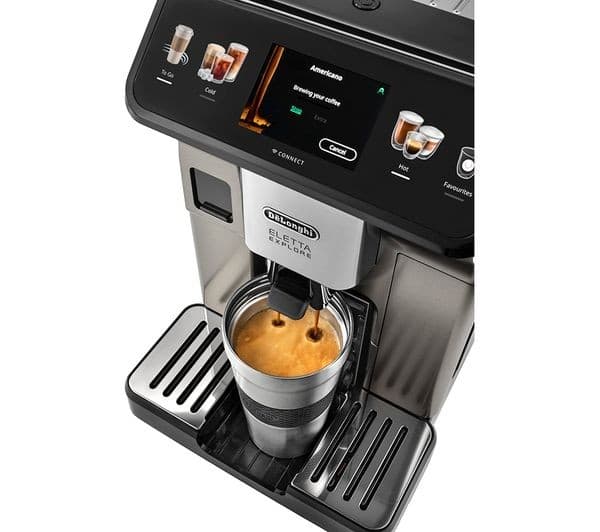 DeLonghi Eletta Explore ECAM450 Coffee Machine Silver - Image 6