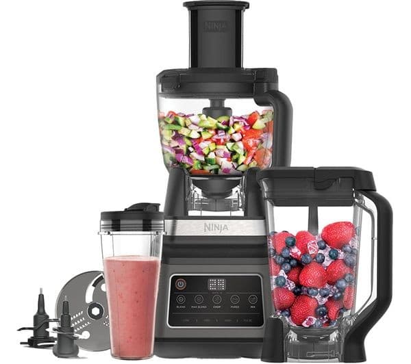Ninja BN800UK Food Processor & Blender Black/Silver - Image 1