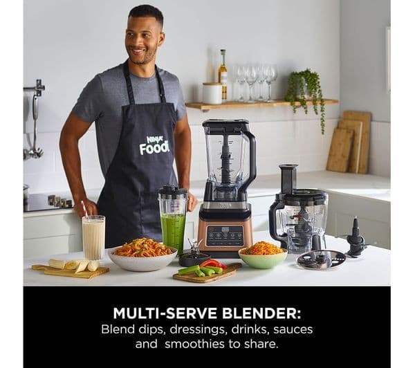 Ninja BN800UK Food Processor & Blender Black/Silver - Image 4