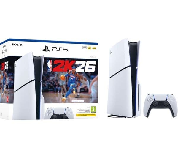 Sony PlayStation 5 Slim 1TB Disc Edition NBA 2K26 Bundle - Image 1