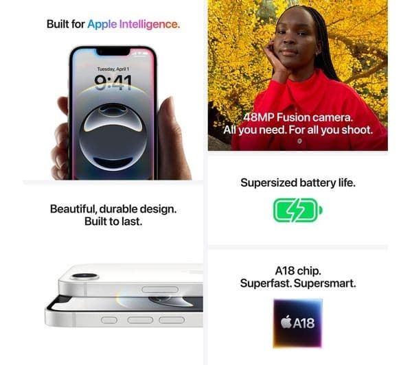 Apple iPhone 16e 128GB Black - Image 8