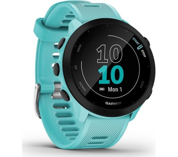 Garmin Forerunner 55 GPS Smartwatch Aqua - Image 1