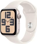 Apple Watch SE 2nd Gen Smartwatch 44mm Starlight Aluminium Starlight Sport Band thumbnail 3