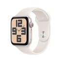 Apple Watch SE 2nd Gen Smartwatch 44mm Starlight Aluminium Starlight Sport Band thumbnail 2