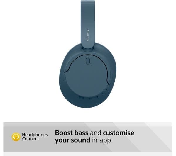 Sony WH-CH720N Wireless Headphones Waterfall Blue - Image 4
