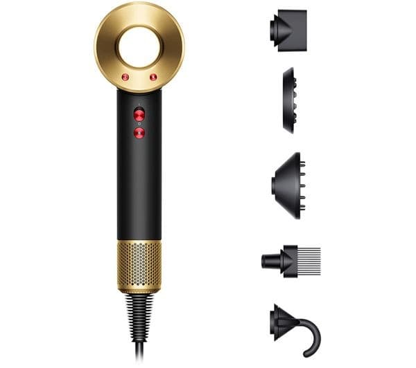 Dyson Supersonic Nural HD16 Hair Dryer Quick, Intelligent Drying for All Hair Types Onyx-Gold