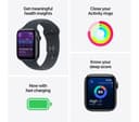 Apple Watch SE 3 Smartwatch 40mm Midnight Aluminium Midnight Sport Band S/M thumbnail 3