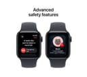 Apple Watch SE 3 Smartwatch 40mm Midnight Aluminium Midnight Sport Band S/M thumbnail 7