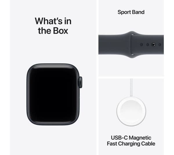 Apple Watch SE 3 Smartwatch 40mm Midnight Aluminium Midnight Sport Band S/M - Image 9