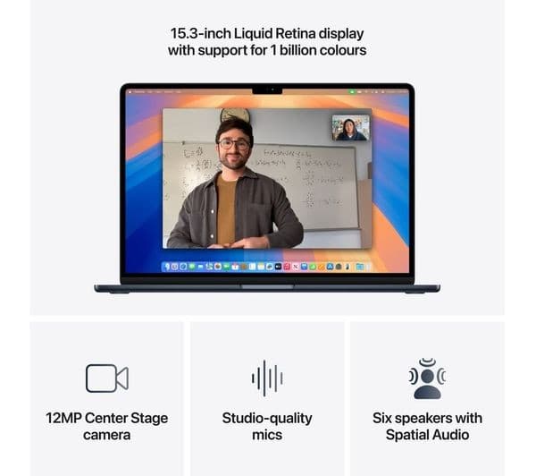 Apple MacBook Air 15" M4 16GB 512GB Midnight - Image 5