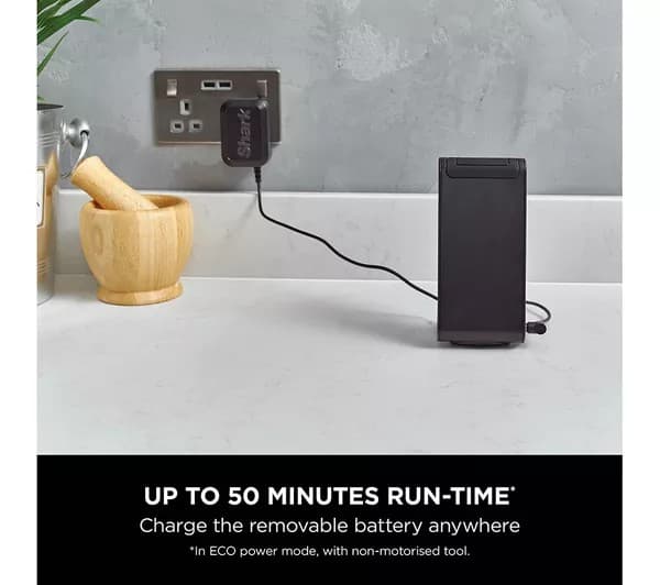 SHARK Stratos Anti Hair Wrap Plus with Pet Tool IZ411UKT Cordless Vacuum Cleaner - Deep Navy - Image 6