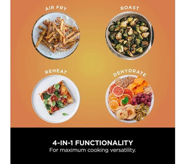 Ninja AF140UK 4.7L Air Fryer Black - Image 3