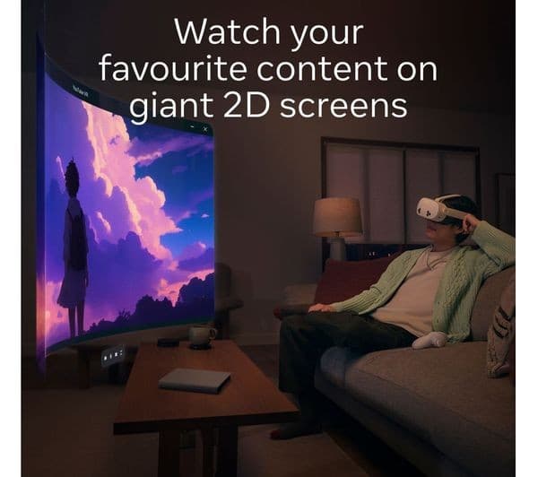 Meta Quest 3S VR Headset 256GB White - Image 5