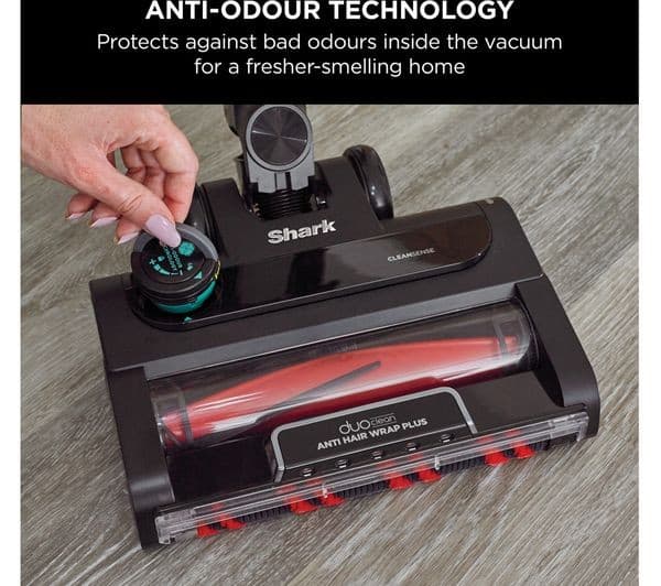 SHARK Stratos Anti Hair Wrap Plus Pet Pro IZ420UKT Cordless Vacuum Cleaner - Silver - Image 5