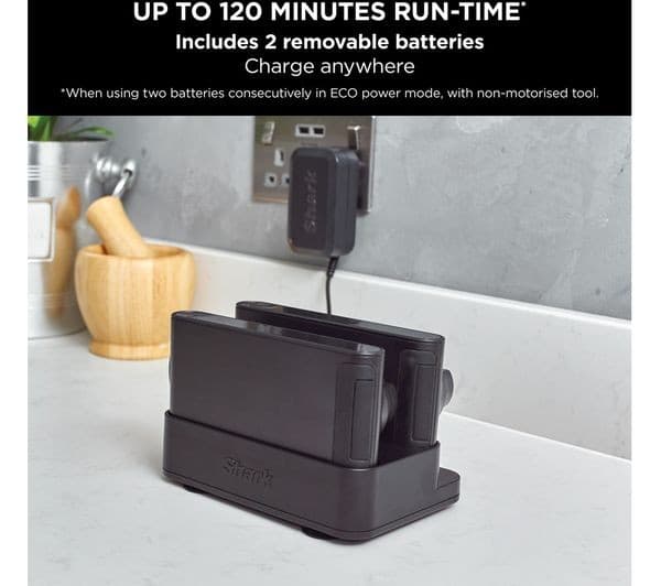 SHARK Stratos Anti Hair Wrap Plus Pet Pro IZ420UKT Cordless Vacuum Cleaner - Silver - Image 6